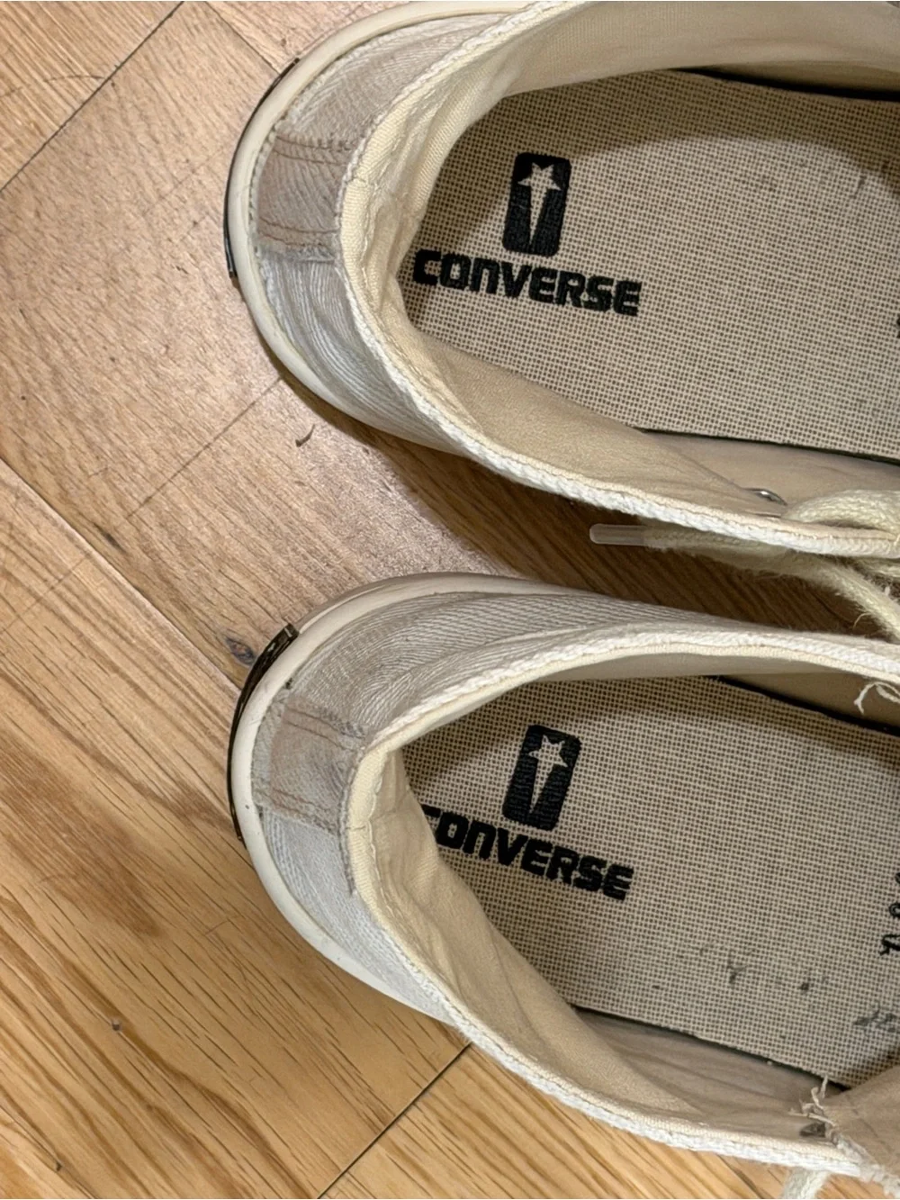 Converse x Rick Owens DRKSHDW DRKSTAR off-white high-top sneakers - Picture 7 of 8